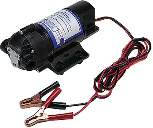 Weekend Sale SHURFLO 1.5 GPM Premium Utility Pump 12VDC (Includes 8' Cable With Battery Clips and Hose Kit)