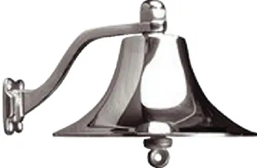 Fast Shipping Chrome/Brass Bell, 6"