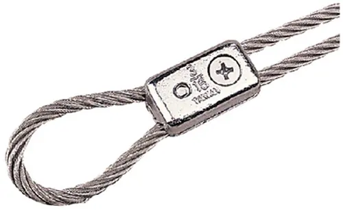 Chrome Plated Zinc Cable Clamp, Bulk Sale