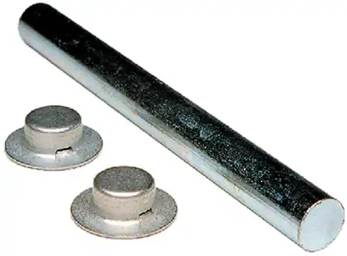 One Day Deal Tie Down Engineering Zinc Plated Roller Shaft With 2 Pal Nuts.