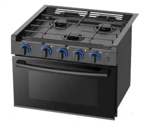 17" High Pointe Gas Range Black Best Price