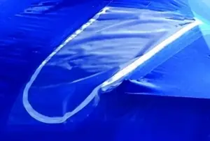 36 x 72 Blue Shrink Wrap Zipper Access Door CASE OF 6 Limited Time