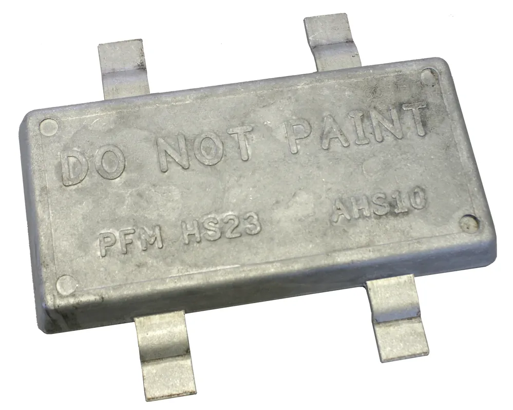 Weld On Strap Anode Replaces AHS-10 Weld-on Aluminum Anode Fan Favorite