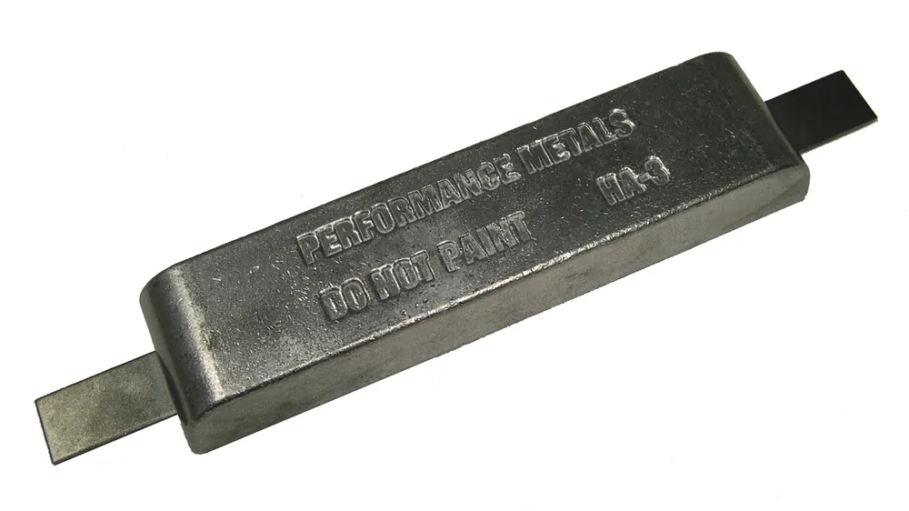 Shop Now ASS-5A Weld-on Aluminum Anode with Steel Strap (AZSS-12A, AZ-3A)