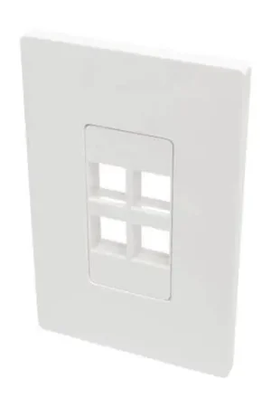 Deal Eaton N080-104 - 4 CUTOUT SINGLE GANG WALLPLATE