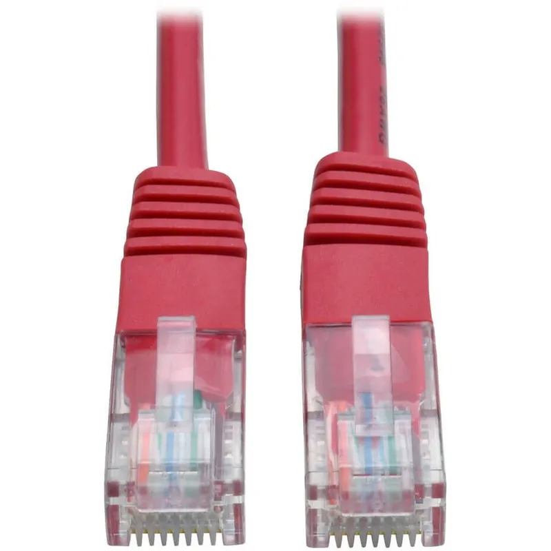 Eaton N002-003-RD - 3FT RED CAT5E,MOLDED CBL Cheap