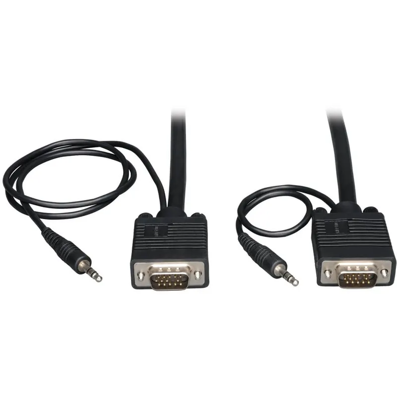 Eaton P504-035 - 35FT VGA+AUDIO MONITR CBL,COAX Express Delivery