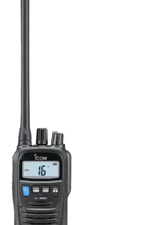 Icom M85UL 31 USA Intrinsically safe marine VHF 5W handheld; 100 land mobile programmable channels (2W) Buy Direct