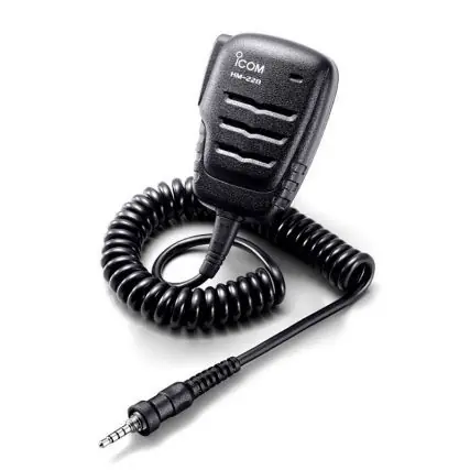 Same Day Shipping Icom HM228 Compact IPX7 speaker mic for M93D/M94D/IP110H