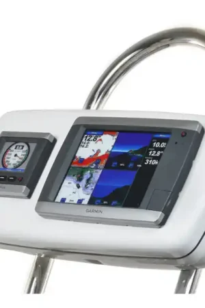 Price Cut NavPod SystemPod Pre-Cut for Garmin 5008/5208 on the right *AND* 1 additional instrument (3.6" hole) on the left for 12" wide guard
