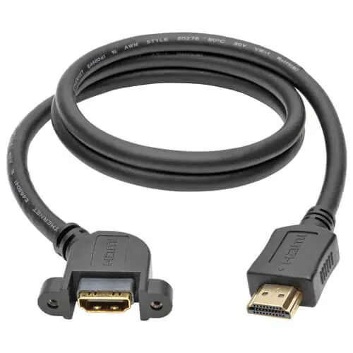 Eaton P569-003-MF-APM - 3FT ANG PANL MNT HDMI CBL Trusted Brand