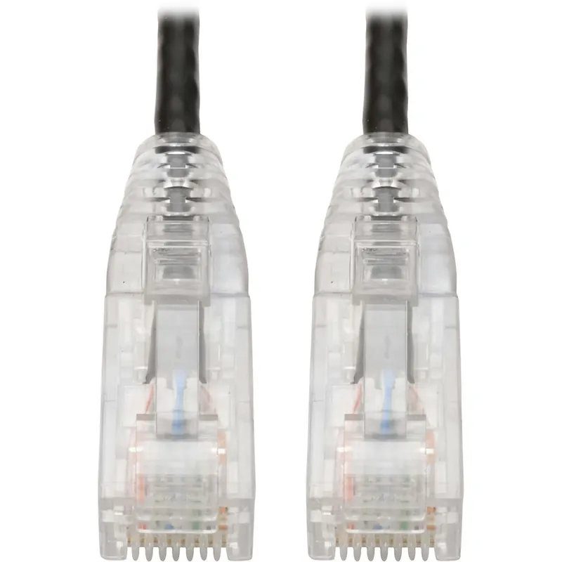 Discount Eaton N201-S8N-BK - 8" BLCK CAT6 SLIM UTP PTCH CBL