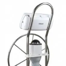 Secure Checkout NavPod SystemPod Pre-Cut for Simrad G09 & GO9-XSE / B&G Vulcan9 & Vulcan9R, on the right *AND* extra space on the left for 12" wide guard