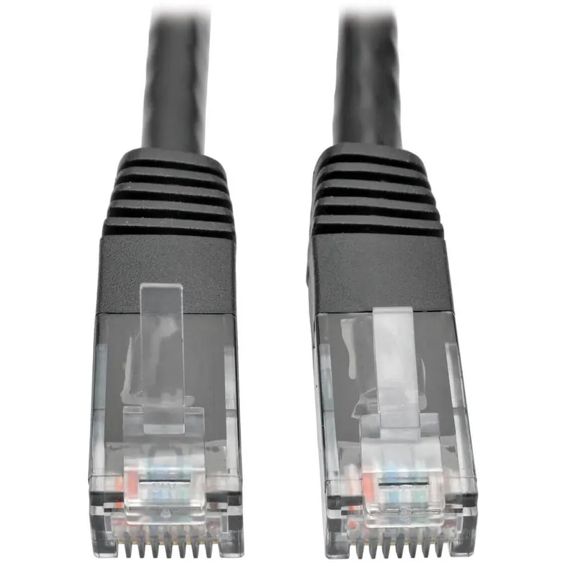Crafted Eaton N200-006-BK - 6FT BLACK CT6 GIGABT PTCH CBL