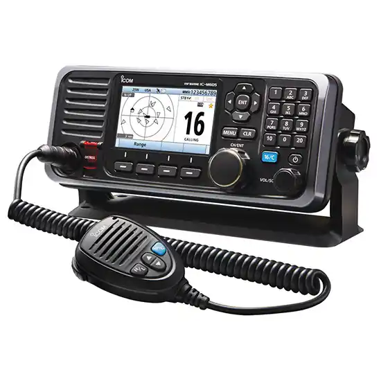 Best Choice Icom M605 31 USA VHF fixed mount with color display and rear mic connector
