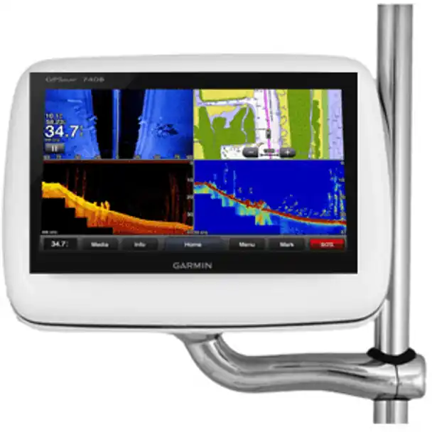 Special Discount NavPod RailMount Pre-Cut for Garmin 7408/7408xsv/7608/7608xsv (fits 1" or 1.25" tubing)