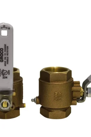 Secure Checkout GROCO 1-1/2" NPT Bronze In-Line Ball Valve
