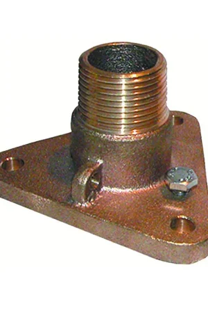 GROCO 3/4" Bronze NPS to NPT Flange Adapter Grab Now