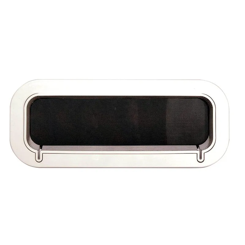 Beckson Drain Port - 4" x 14" x 2"-Depth - White/Clear Discount