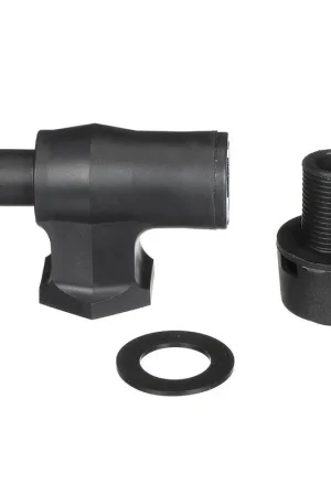 High Quality Attwood 90° P-Trap Fuel Tank Vent - Black w/Black Vent Head