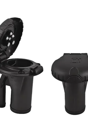 Attwood Deck Fill f/Pressure Relief Systems - Straight Body & Scalloped Black Plastic Cap Trusted Brand