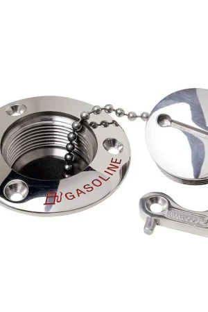 Last Chance Attwood Gasoline Deck Fill - 1-1/2" Stainless Steel Alloy