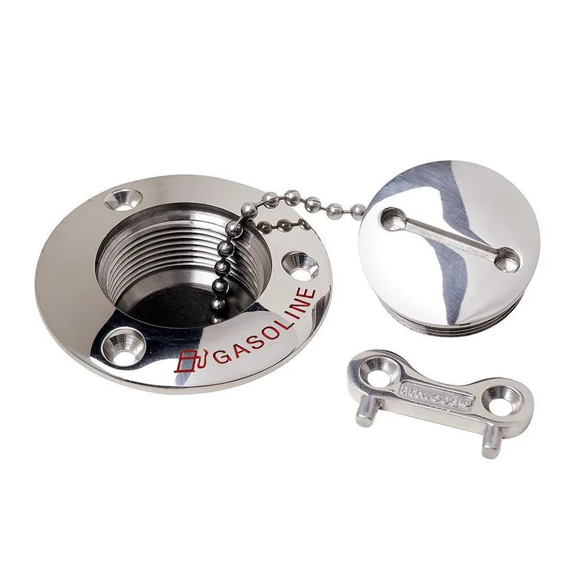 Last Chance Attwood Gasoline Deck Fill - 1-1/2" Stainless Steel Alloy