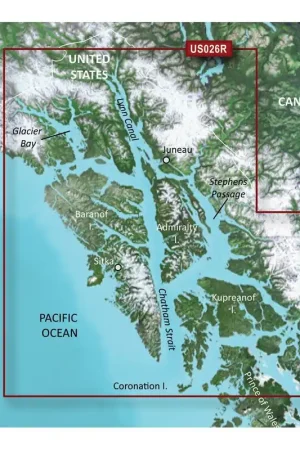 Certified Garmin BlueChart® g3 Vision® HD - VUS026R - Wrangell/Juneau/Sitka - microSD™/SD™