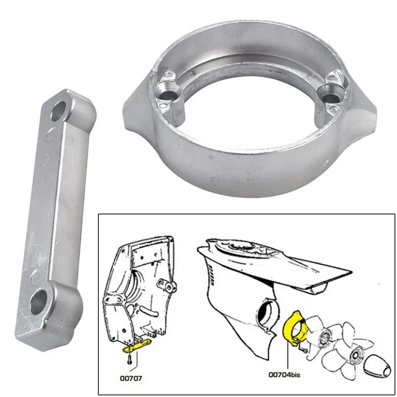 Tecnoseal Anode Kit w/Hardware - Volvo Duo-Prop 280 - Zinc Super Sale