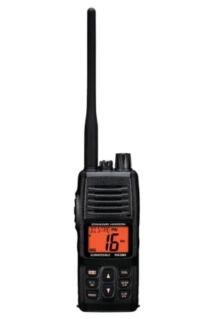 Special Offer Standard Horizon HX380 5W Commercial Grade Submersible IPX-7 Handheld VHF Radio w/LMR Channels