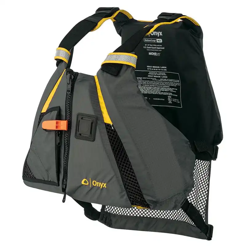 Discount Onyx MoveVent Dynamic Paddle Sports Vest - Yellow/Grey - XL/2XL