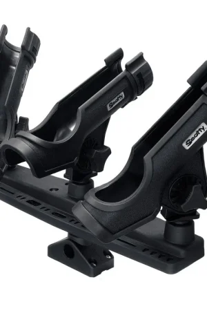 Hassle-Free Returns Scotty Triple Rod Holder w/3 230 Power Lock Rod Holders
