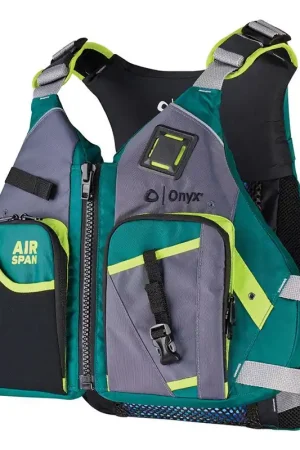 Top Pick Onyx Airspan Angler Life Jacket - M/L - Green