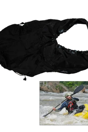 Exclusive Offer Attwood Universal Fit Kayak Spray Skirt - Black