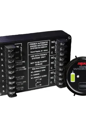 Authentic Fireboy-Xintex Engine Shutdown System w/Round Display