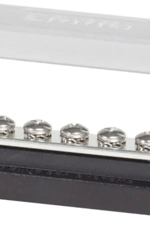 Blue Sea Common 100a Minibus Five #8-32 Studs With Cover Fresh Stock