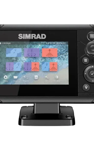 Best Seller Simrad Cruise-5 Combo With Us Coastal Charts And 83/200khz Transom Mount
