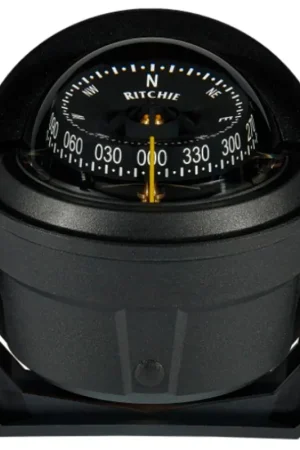 Best Price Ritchie B-81-WM Voyager Bracket Mount Compass - Wheelmark Approved f/Lifeboat & Rescue Boat Use