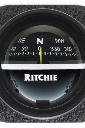 Same Day Shipping Ritchie V-537 Explorer Compass - Bulkhead Mount - Black Dial
