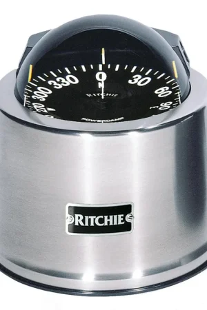 Best Seller Ritchie SP-5-C GlobeMaster Compass - Pedestal Mount - Stainless Steel - 12V - 5 Degree Card