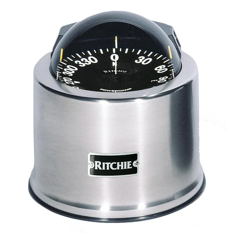 Best Seller Ritchie SP-5-C GlobeMaster Compass - Pedestal Mount - Stainless Steel - 12V - 5 Degree Card
