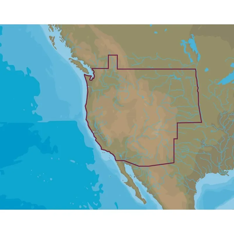 C-map M-na-d071 4d Microsd Us Lakes West Markdown