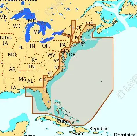Affordable C-map Na-m022 Max Wide Microsd East Coast And Bahamas