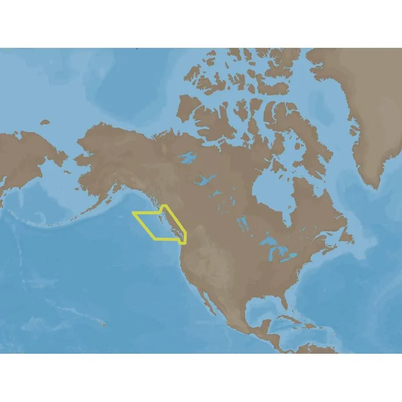 C-map Na-m025 Max Wide C Card Canada West Including Puget Sound Super Sale