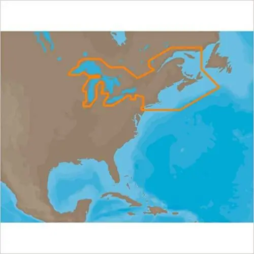 Limited Time C-map Na-m026 Max Wide C Card Great Lakes, Northeast And Approaches