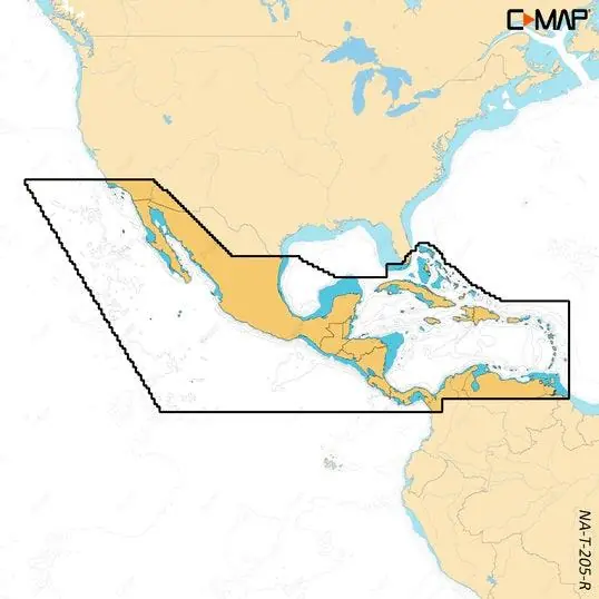 In Demand C-map Reveal X Coastal Central America And Caribbean Microsd
