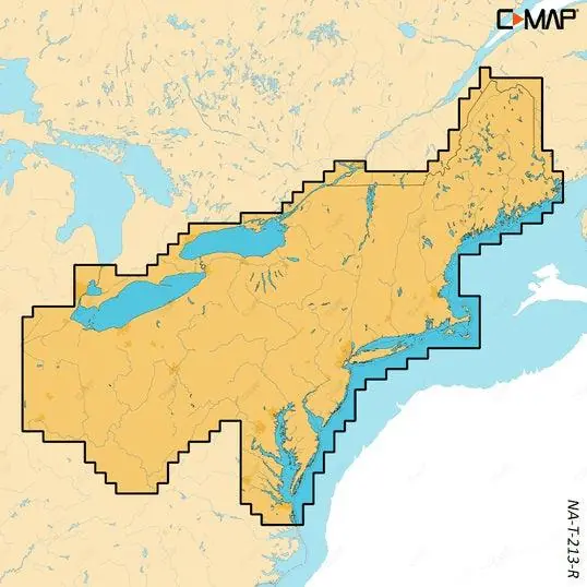 In Demand C-map Reveal X Inland Us Lakes North East Microsd