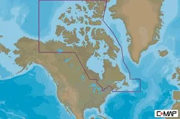 Genuine C-map Na-m021 Max N+ Microsd Canada North And East