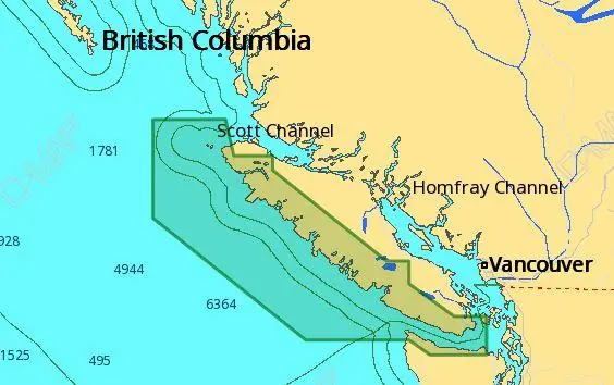 C-map M-na-d956 4d Local Victoria Bc - Cape Scott Final Sale