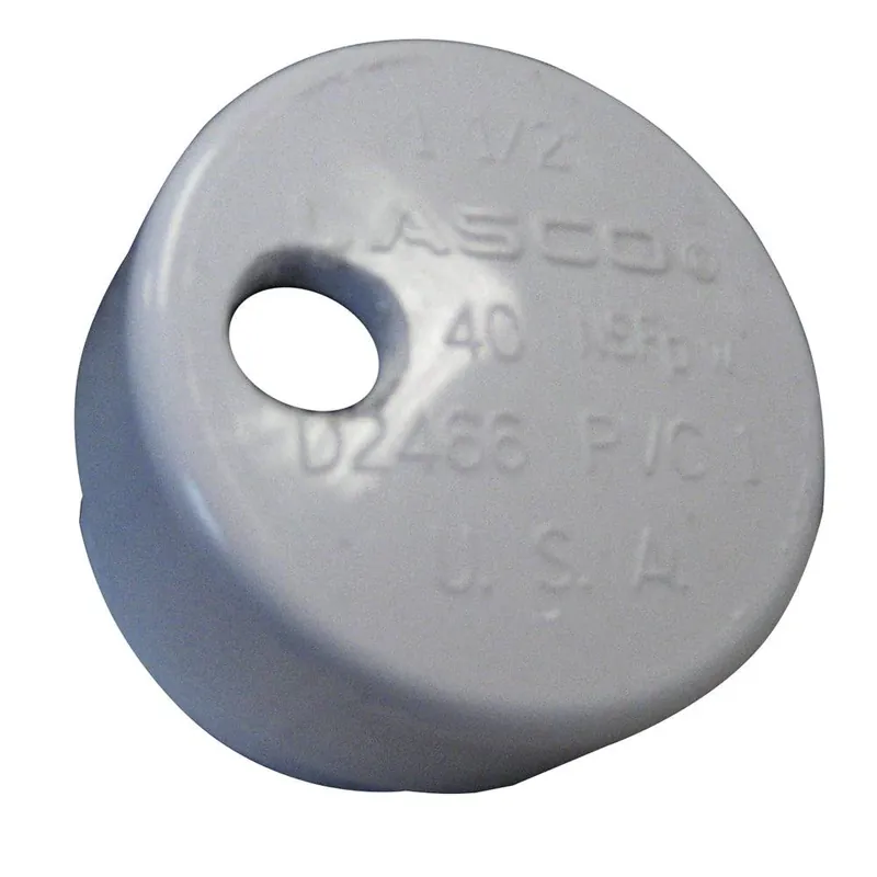 Markdown Lee's PVC Drain Cap f/Heavy Rod Holders 1/4" NPT